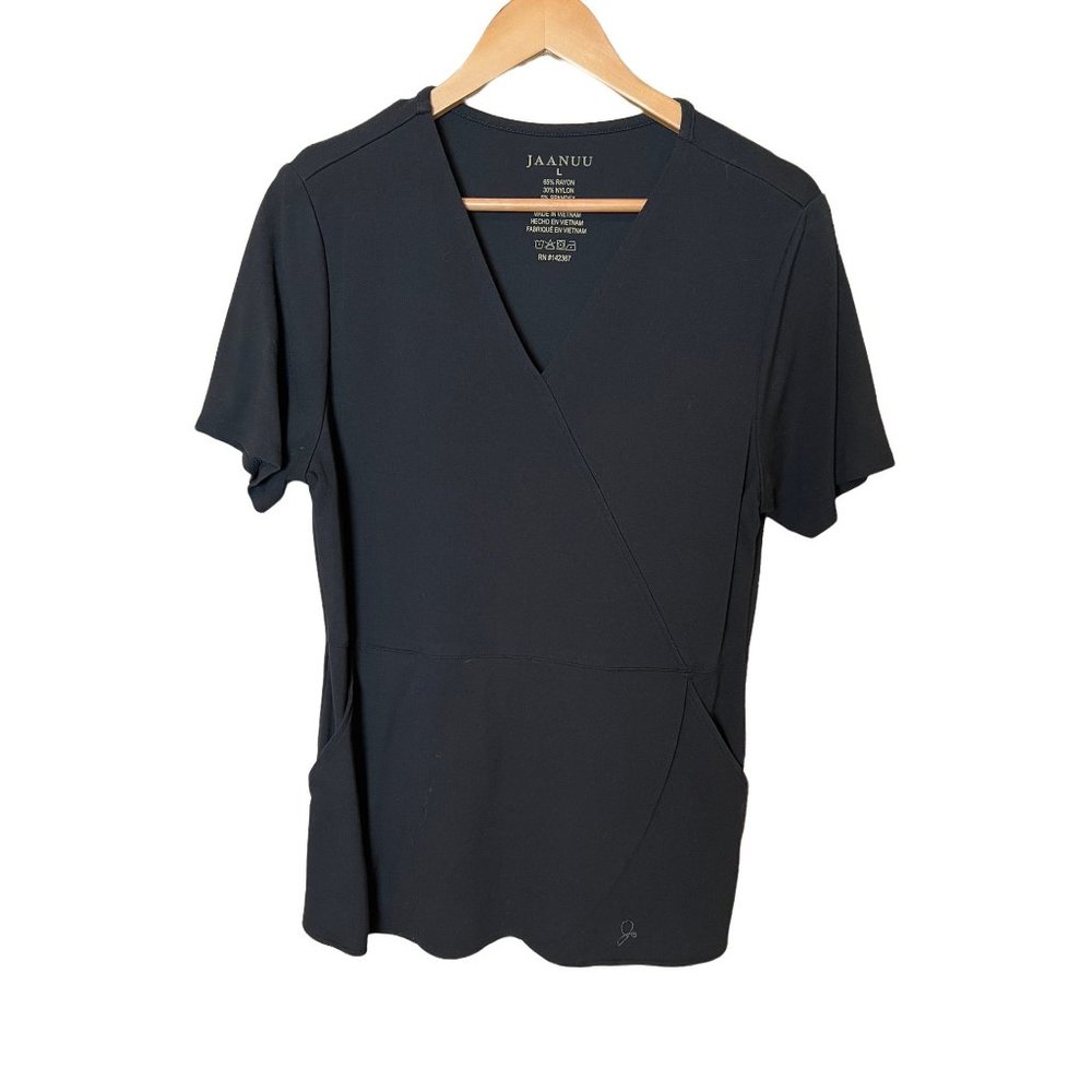 Jaanuu Medical Scrub Top Size L Black